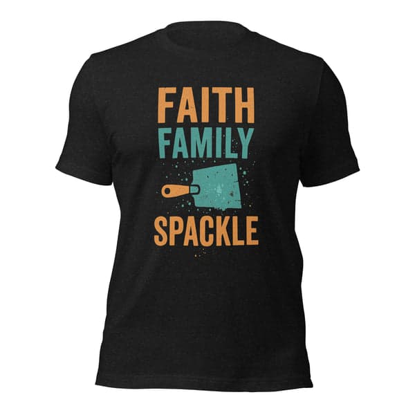 Faith • Family • Spackle Drywall Shirt