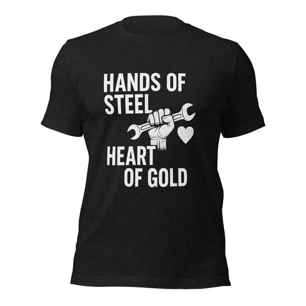 Hands of Steel, Heart of Gold Blue Collar Shirt