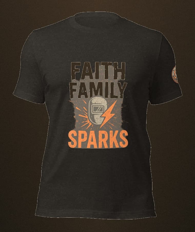 Faith • Family • Sparks Welder Shirt