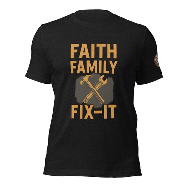Faith Family Fix It Blue Collar Shirt