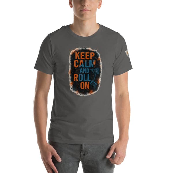 Keep Calm and Roll On Garage Door Technician Shirt