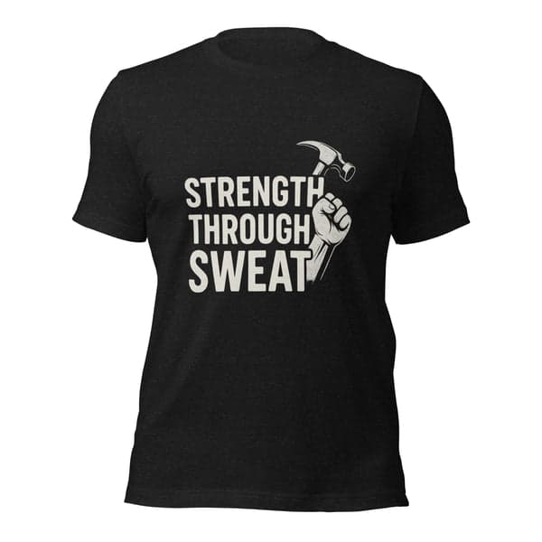 Strength Through Sweat Blue Collar Shirt