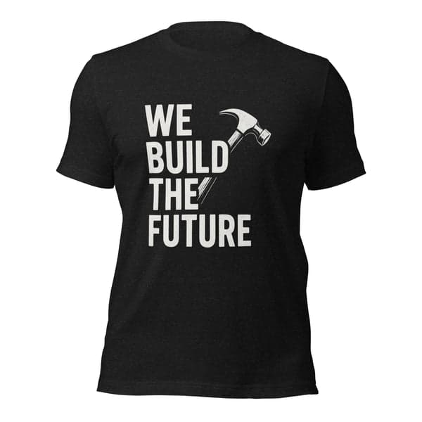We Build the Future Blue Collar Shirt
