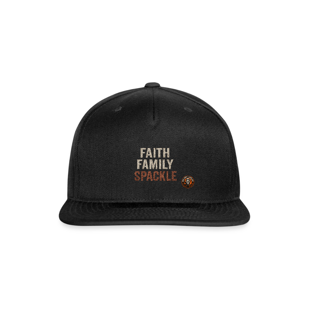Faith Family Spackle Hat – Drywaller Lifestyle Snapback - black