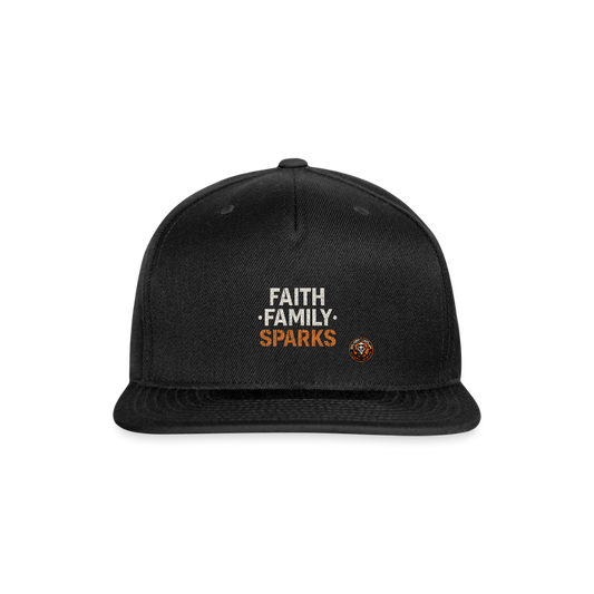 Faith Family Sparks Hat – Welder Lifestyle Snapback - black